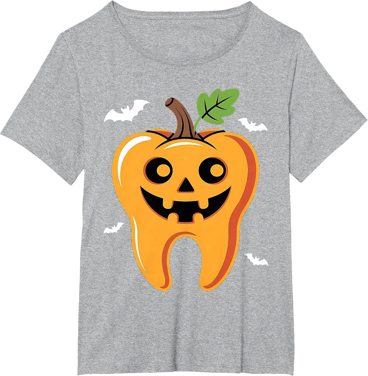 Dental Halloween T-Shirt - Heather Grey