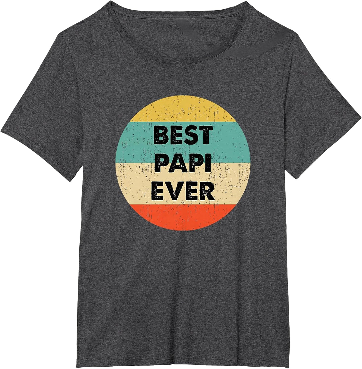 Best Papi Ever T-Shirt - Dark Heather Grey