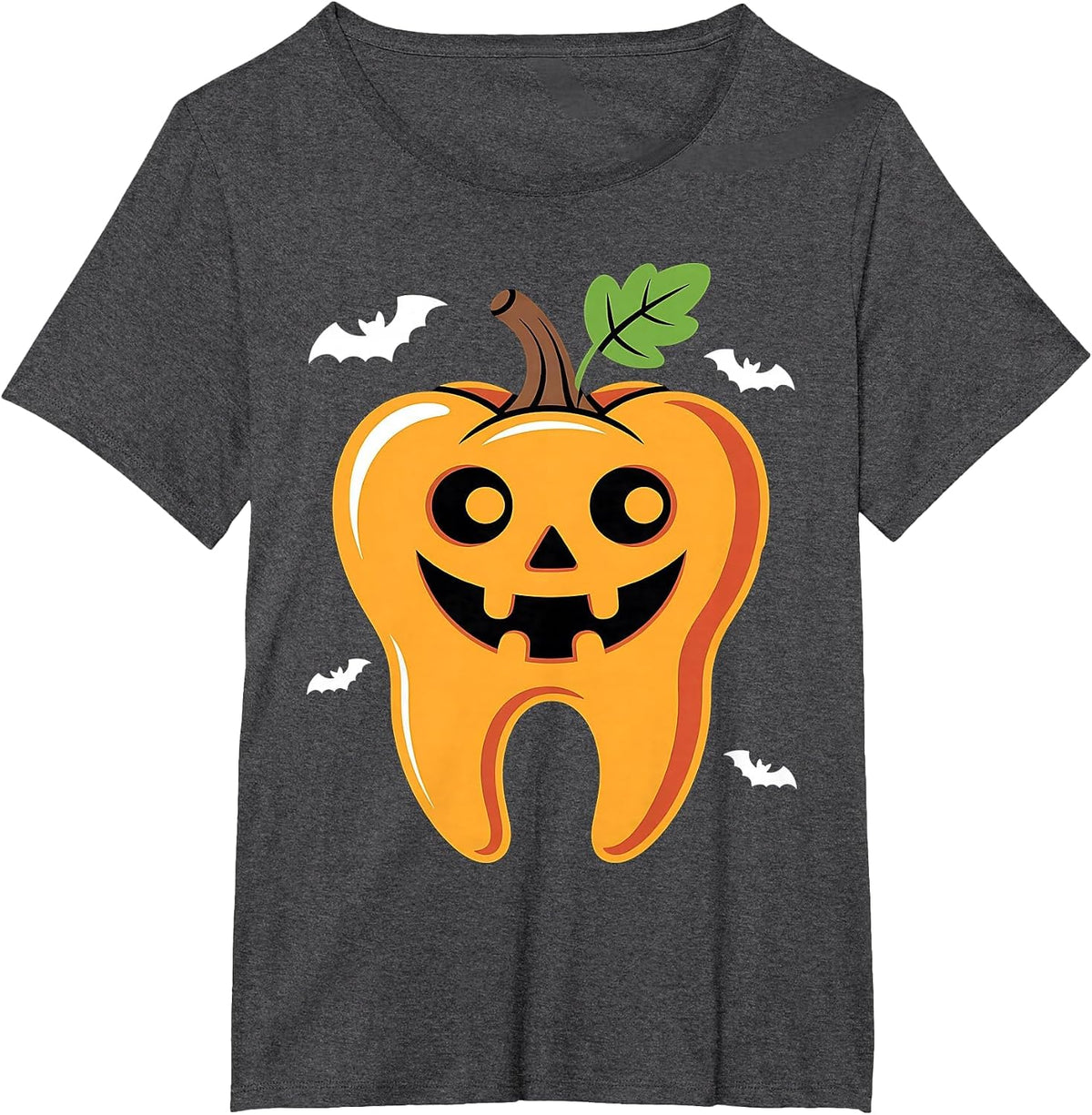 Dental Halloween T-Shirt - Dark Heather Grey
