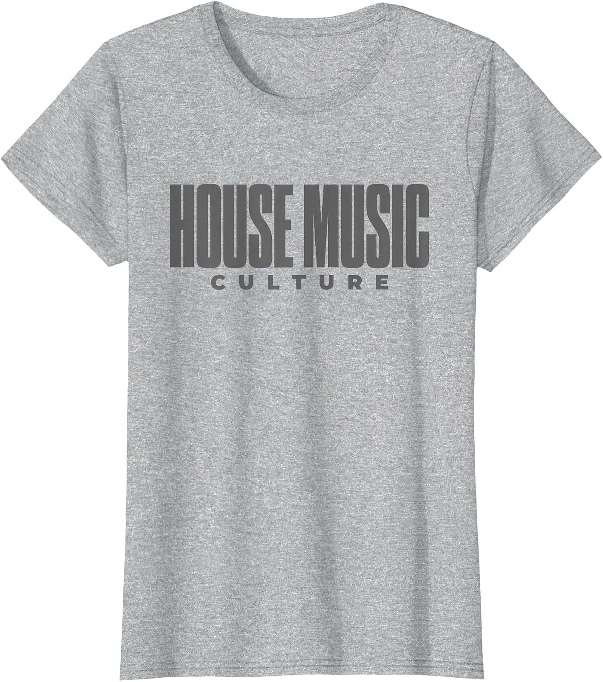 House Music Culture - EDM DJ T-Shirt - Heather Grey
