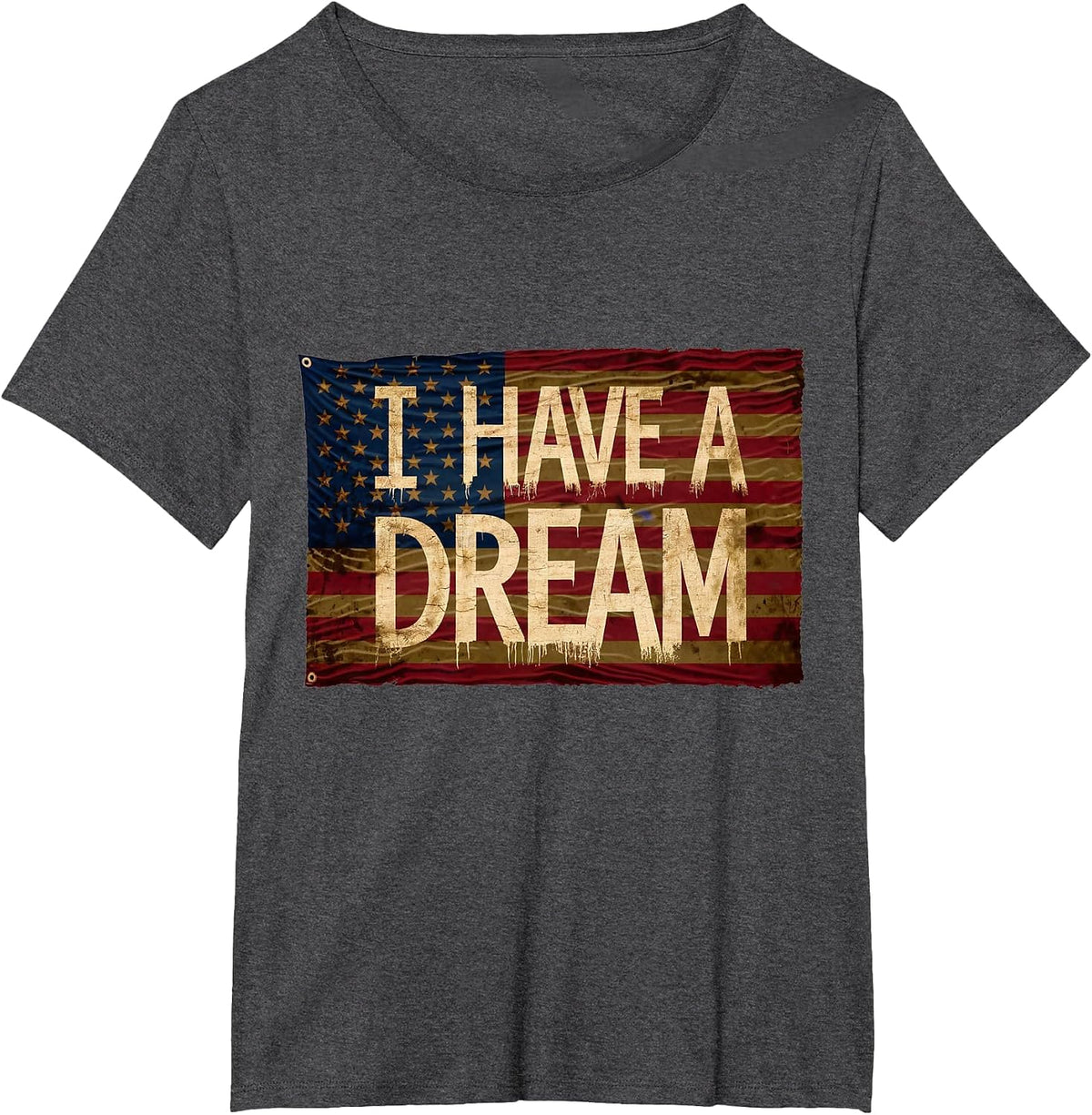 I Have A Dream Martin Luther King Jr Day T-Shirt - Dark Heather Grey