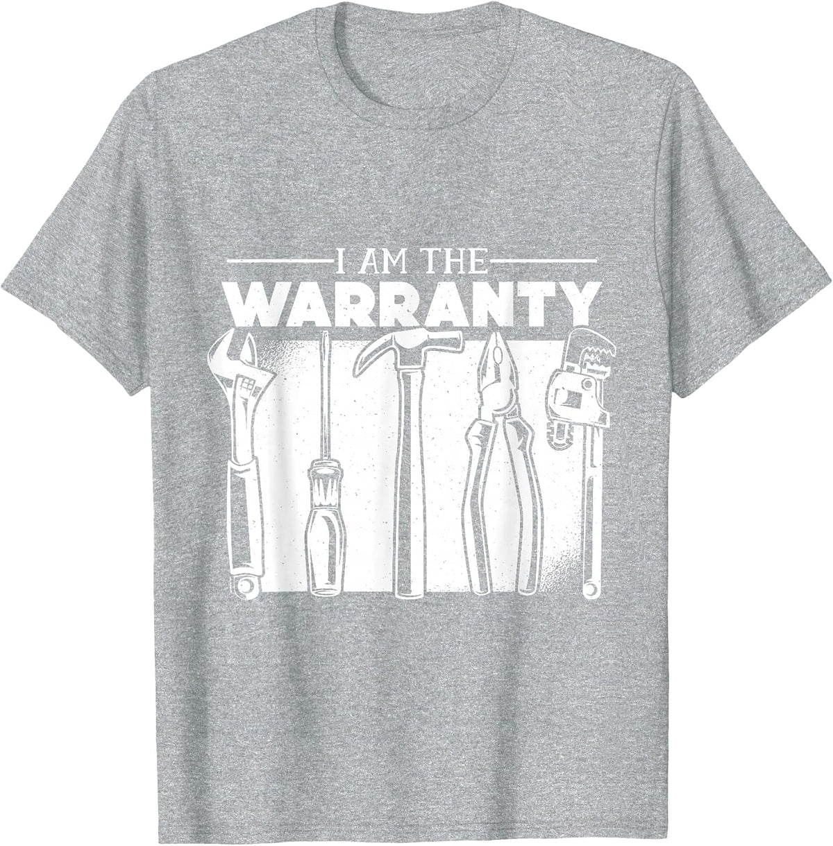 I Am The Warranty T-Shirt - Heather Grey