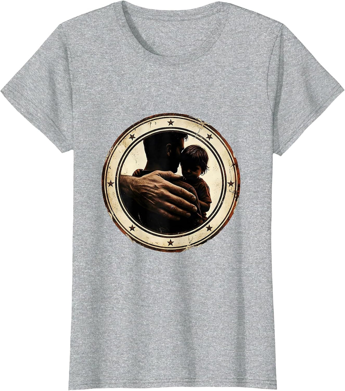Women's Paraprofessional Supportive Hand Graphic T-Shirt - Heather Grey