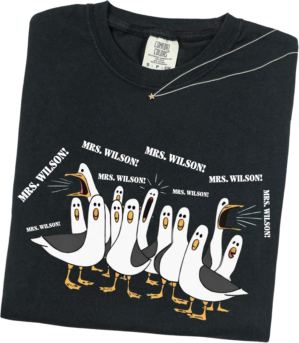 Custom Seagulls Teacher Shirt, Teacher Nemo T-Shirt, Teacher Ghost Halloween - size chart