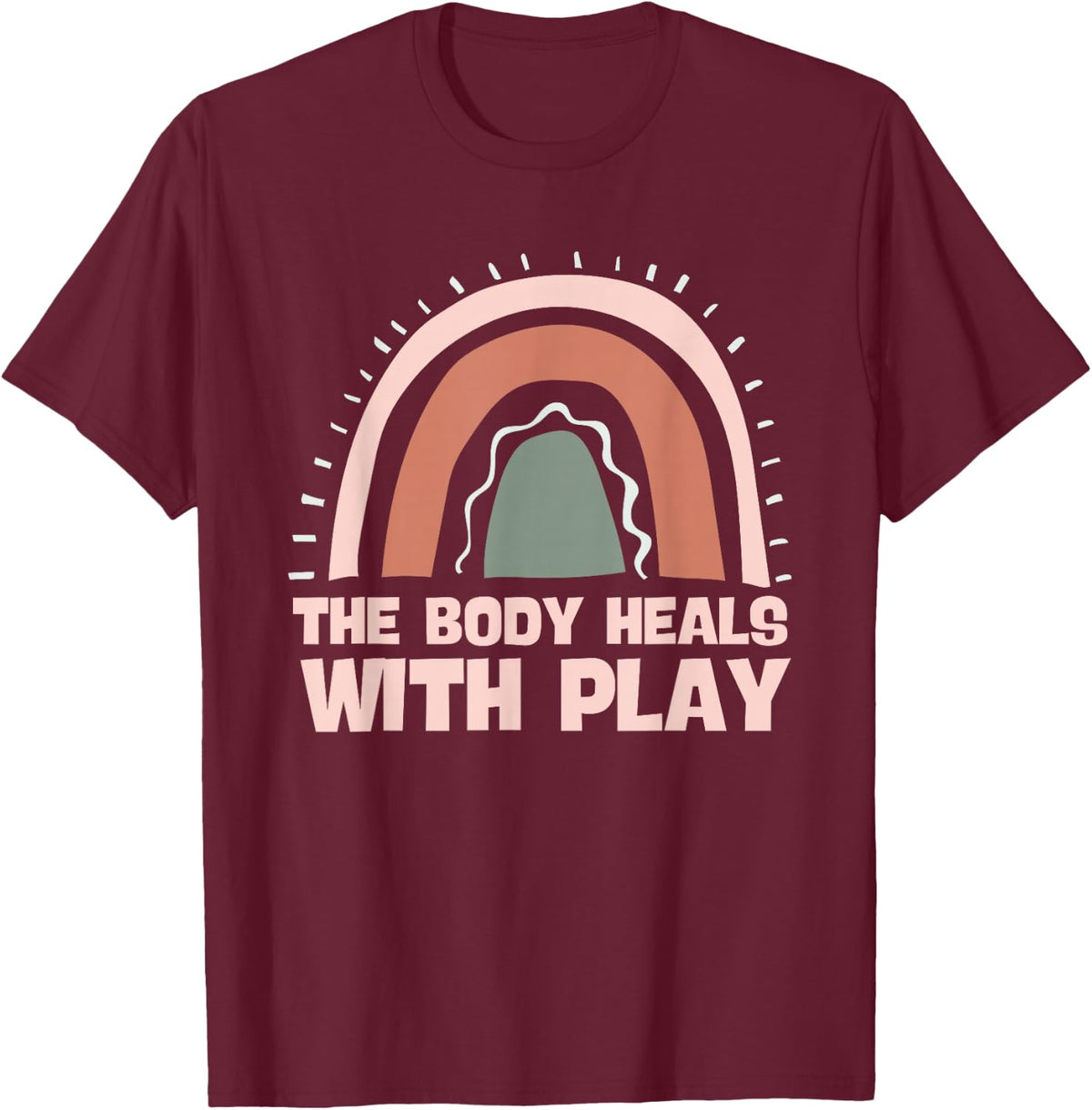 Play Therapist - Recreational Therapy Therapist RT Month T-Shirt - Burgundy