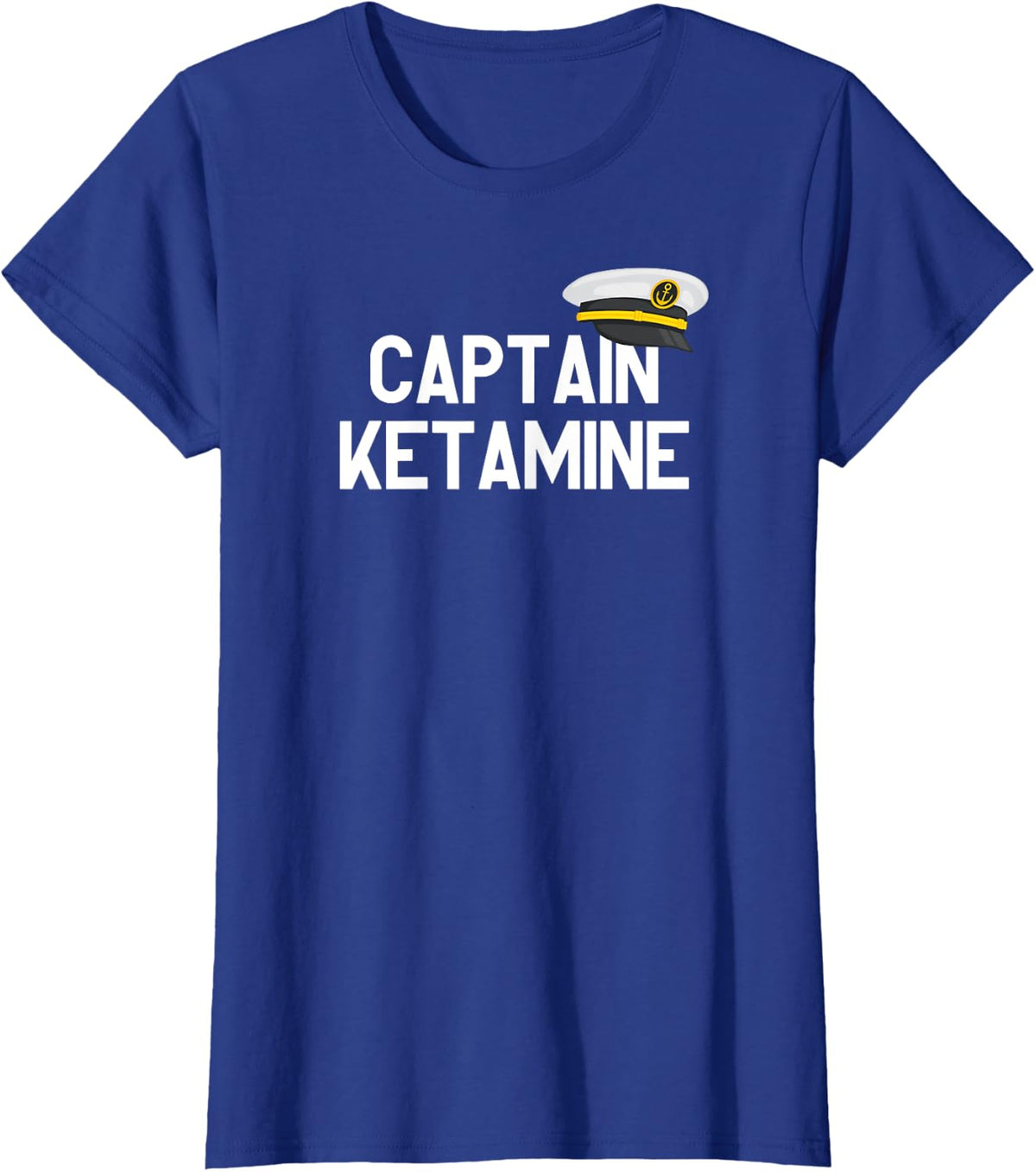 Captain Ketamine - Boat captain gift for men and women T-Shirt - Royal Blue