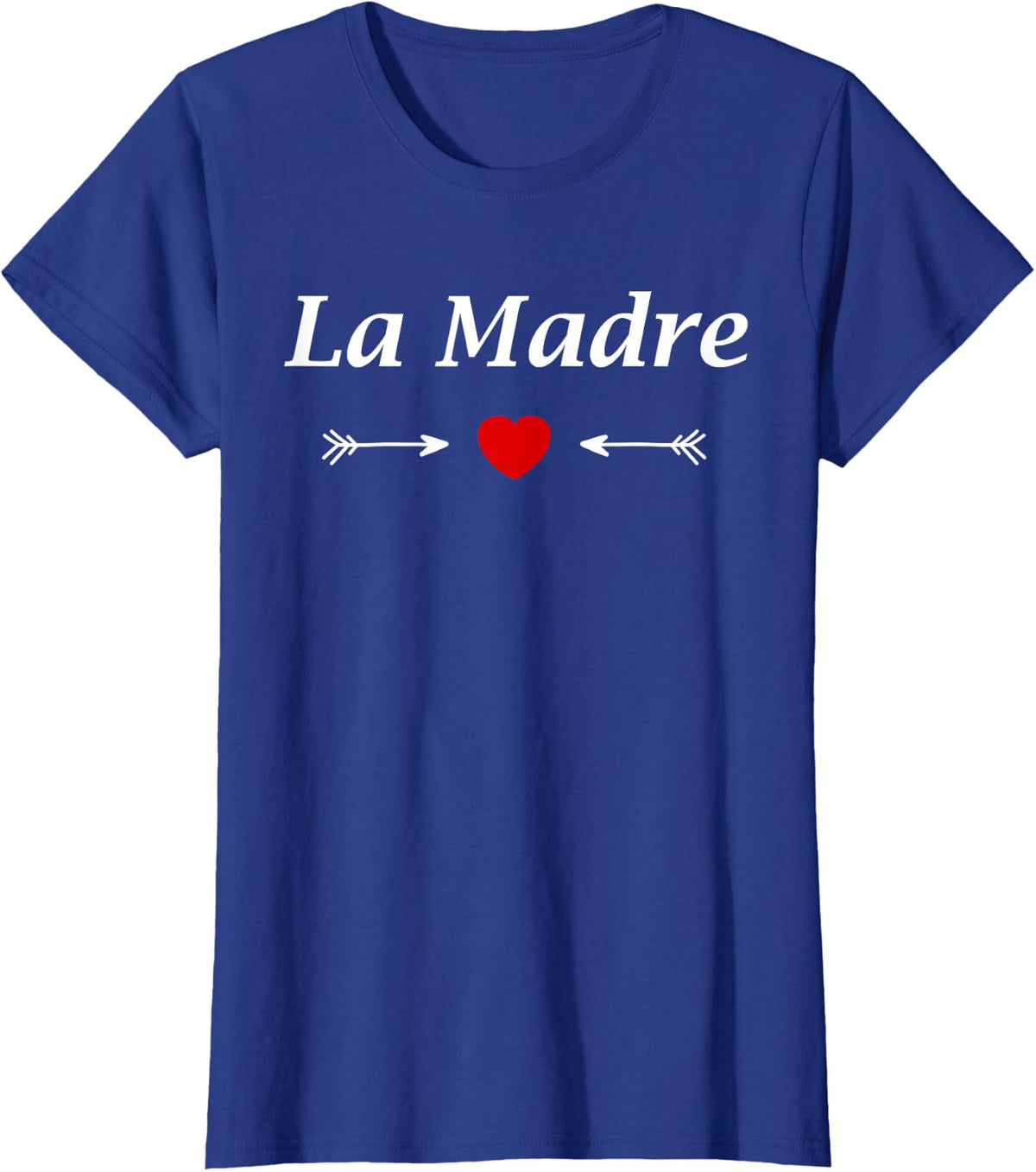 Small heart mothers day Love La madre Nickname mom La madre T-Shirt - Royal Blue