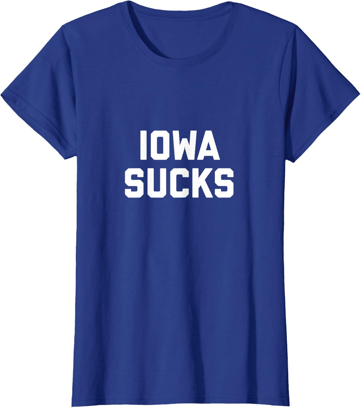 Iowa Sucks T-Shirt - Royal Blue