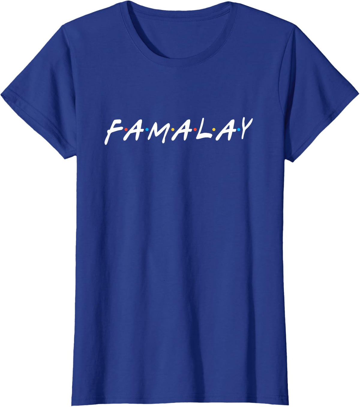 Soca Threads: Famalay (Family) Carnival Shirt T-Shirt - Royal Blue