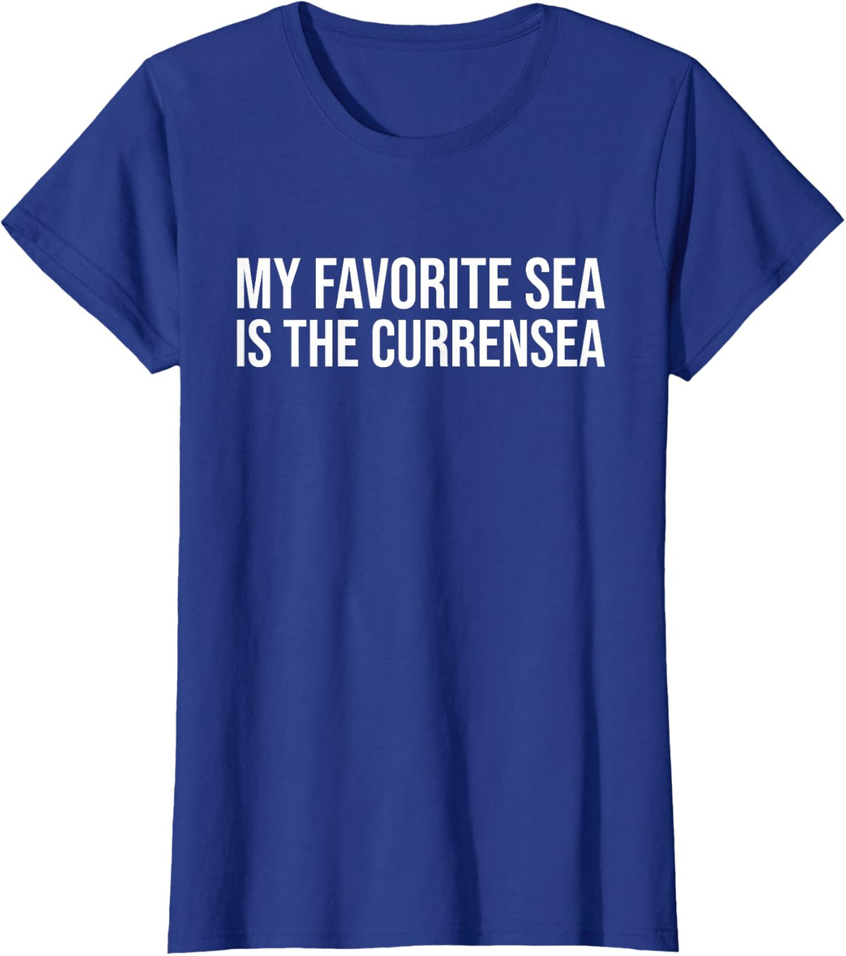 My Favorite Sea is The Currensea Trader Money Pun T-Shirt - Royal Blue