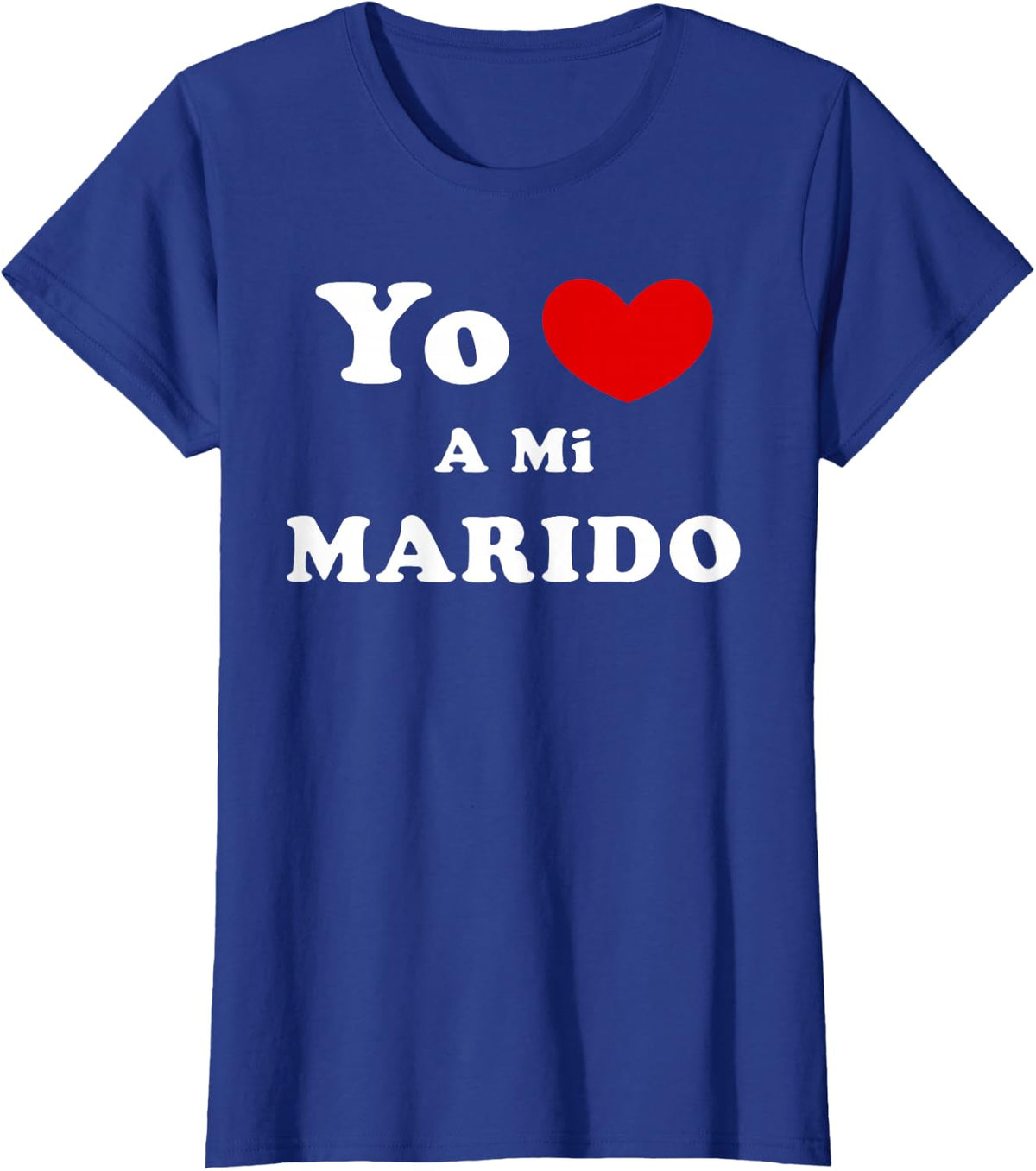 Yo Amo A Mi Marido, Spanish Husband Love T-Shirt - Royal Blue