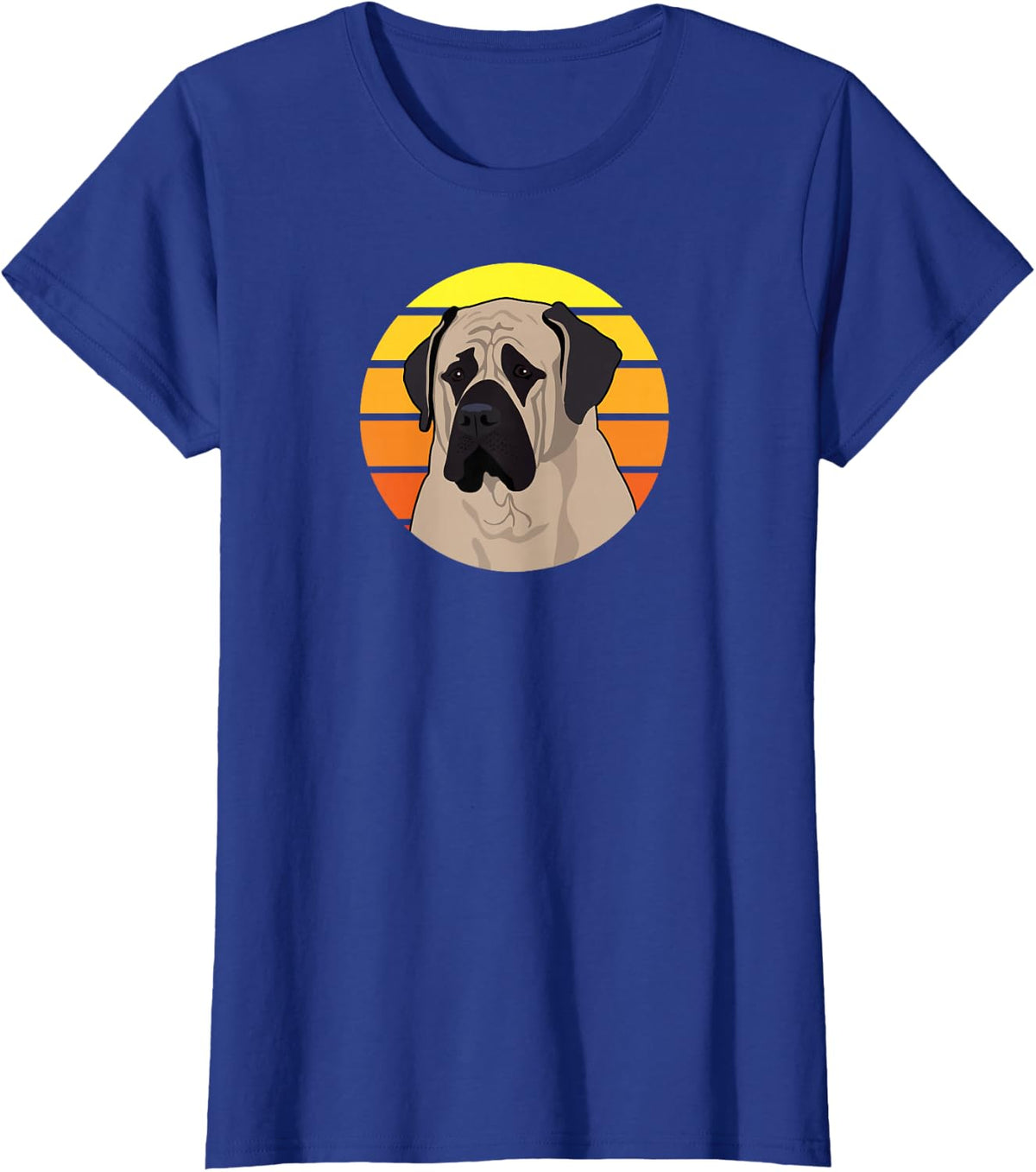 English Mastiff Dog Lover Gift T-Shirt - Royal Blue