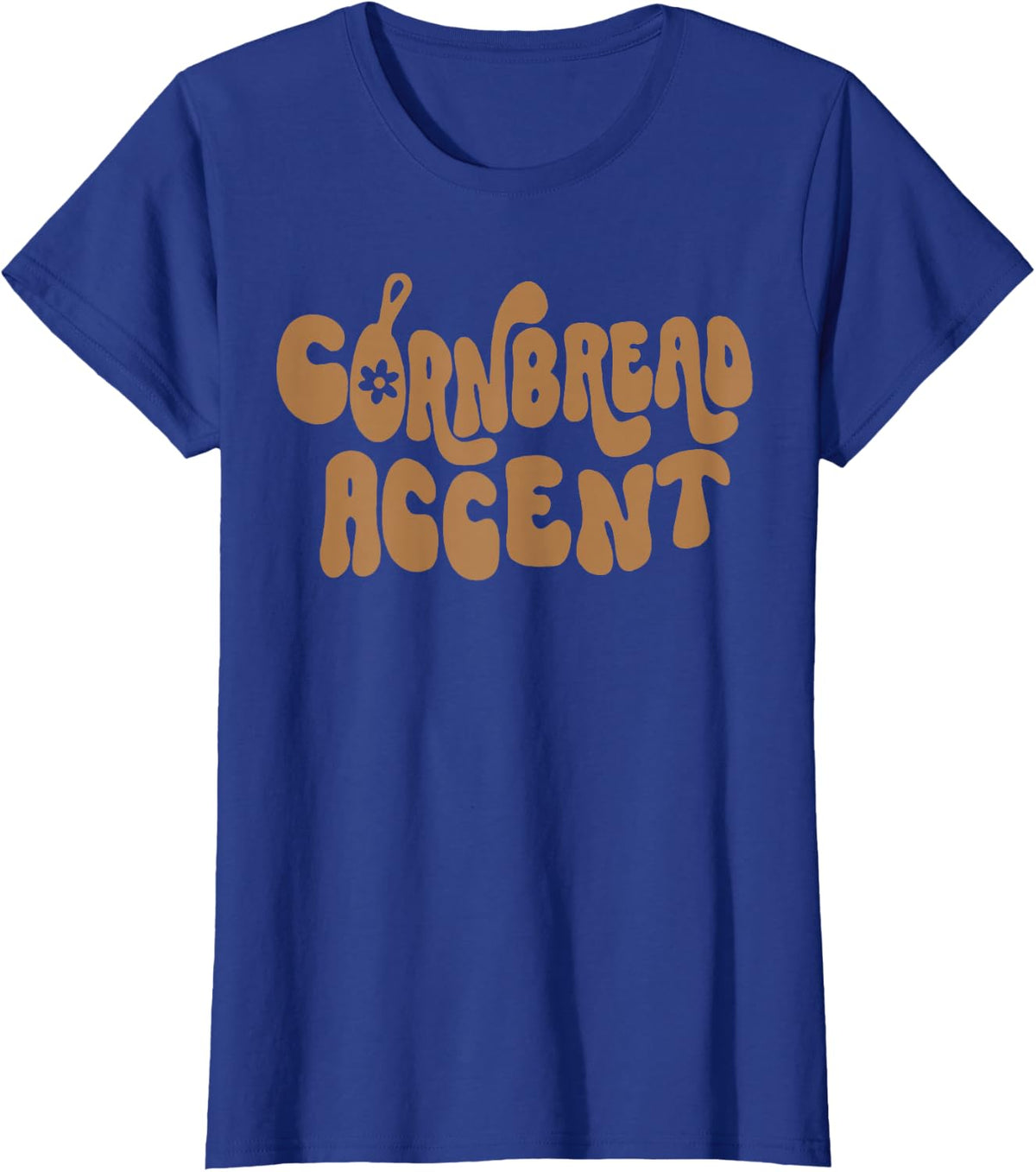 Cornbread Accent T-Shirt - Royal Blue