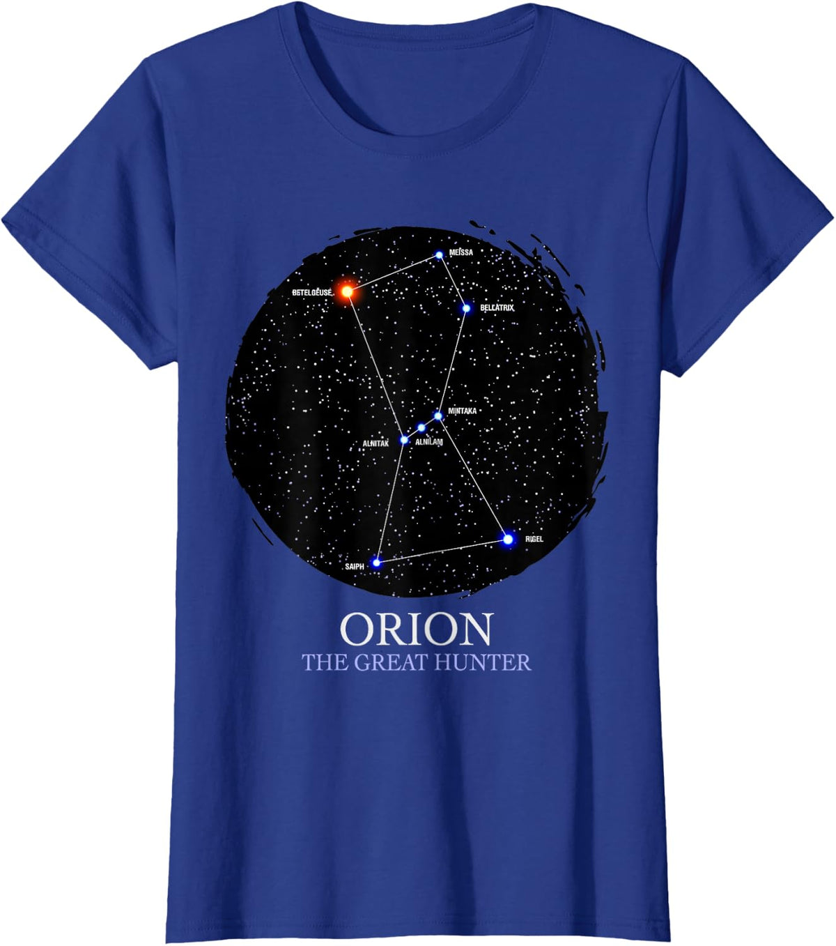 Orion Star Constellation Of Orion The Hunter Astronomy T-Shirt - Royal Blue