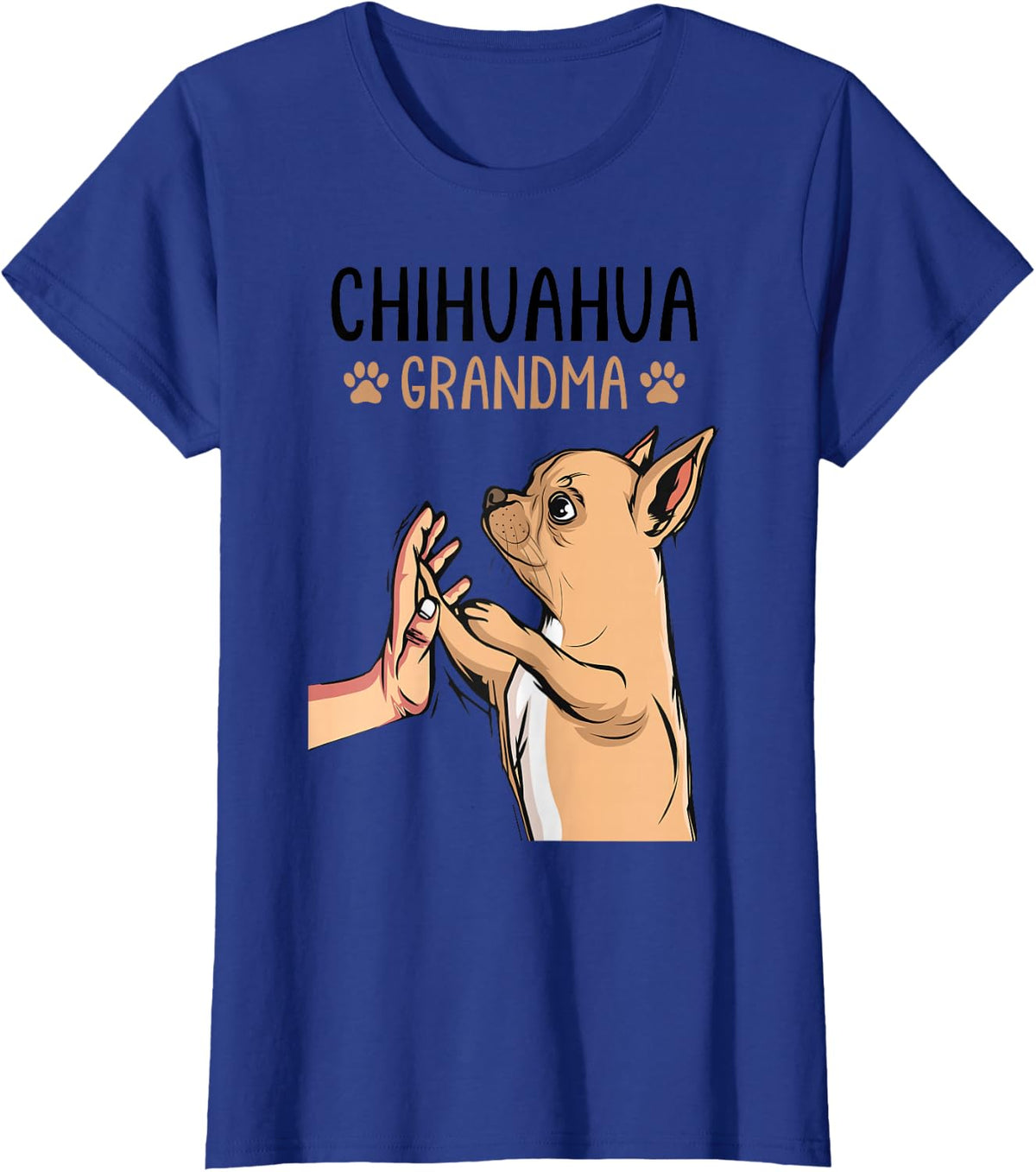 Chihuahua Grandma Funny Dog Mother´s Day Women T-Shirt - Royal Blue