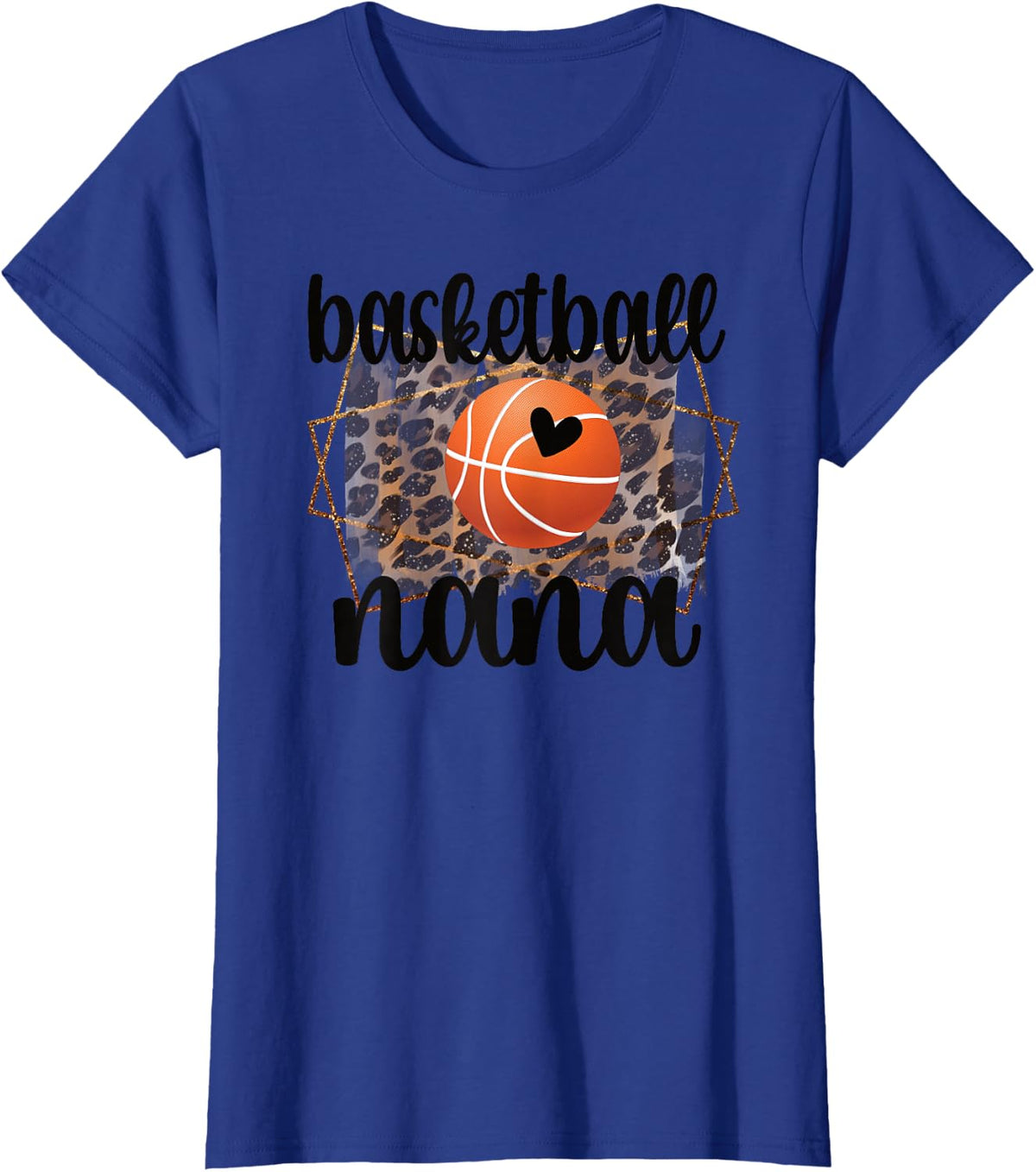Basketball Nana Grandma T-Shirt Gift For Proud Basketball Player's Grandmother Tee - Royal Blue