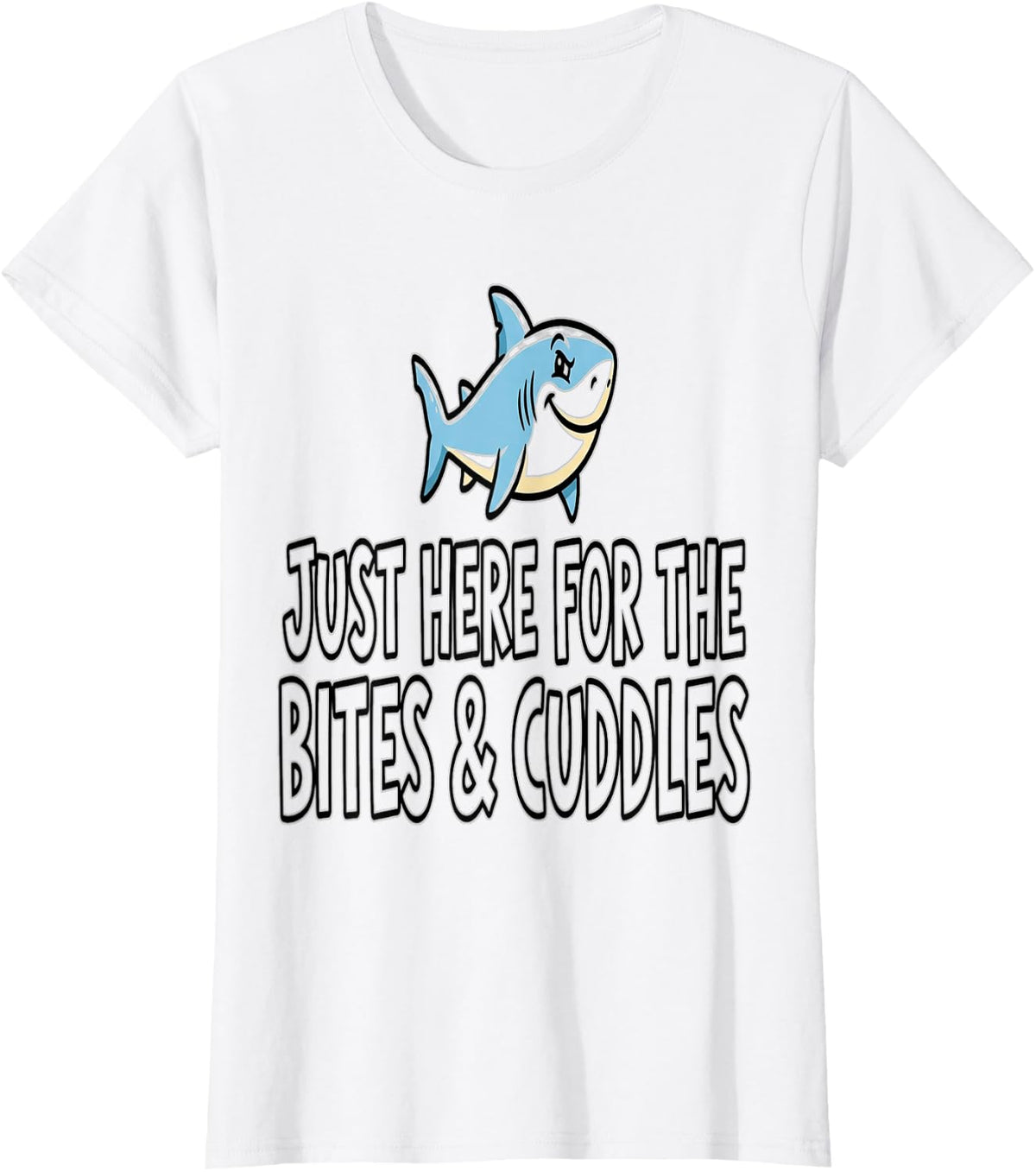 Shark Lovers Dark Humor Quote for Shark Enthusiasts T-Shirt - White