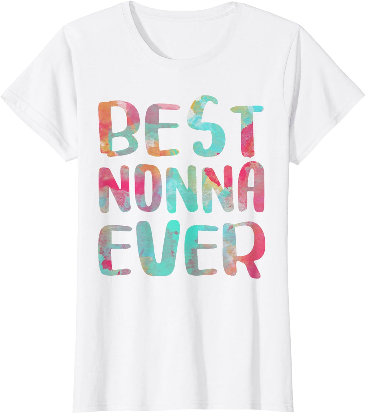 Best Nonna Ever Shirt Women Italian Grandma Mothers Day T-Shirt - White