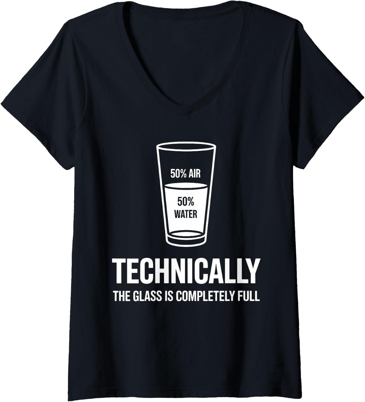 Women's Cool Physics Art for Men Women Physics Physicist Lover V-Neck T-Shirt - Black