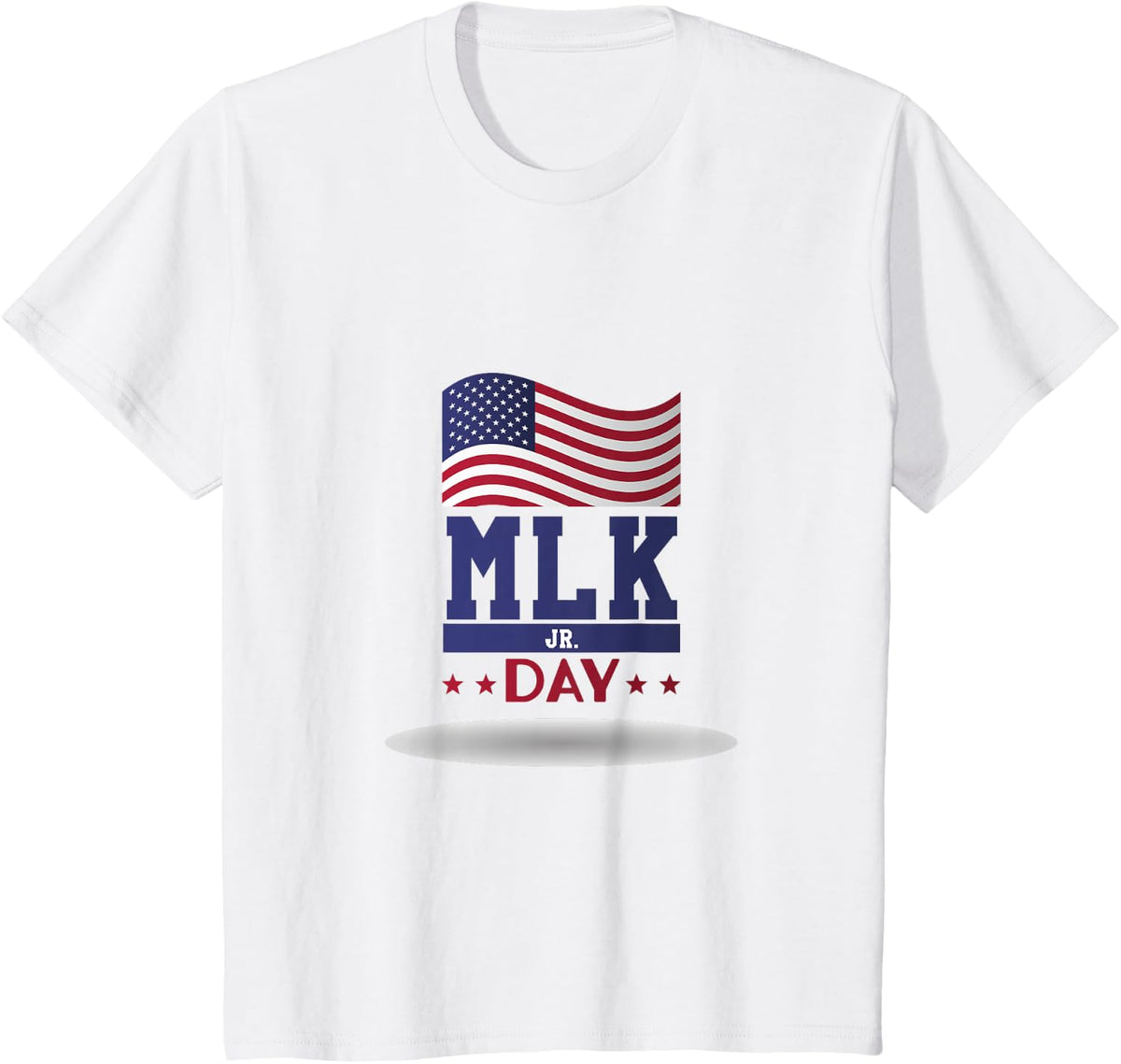 MLK Day Martin Luther King T-Shirt - White