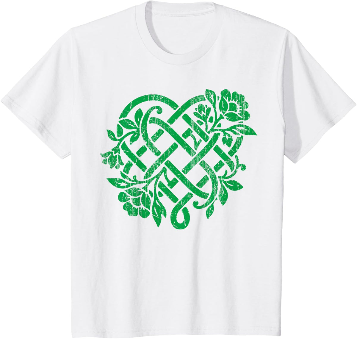 Irish, Knot, Heart, Ireland, Celtic T-Shirt - White