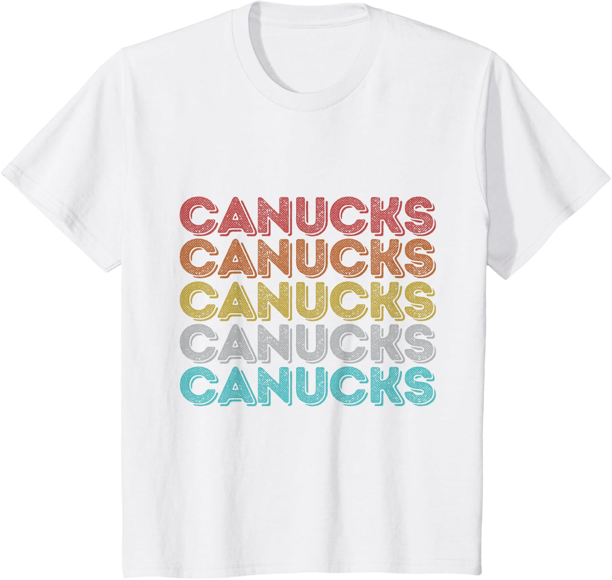 Vintage Retro Canucks T-Shirt - White