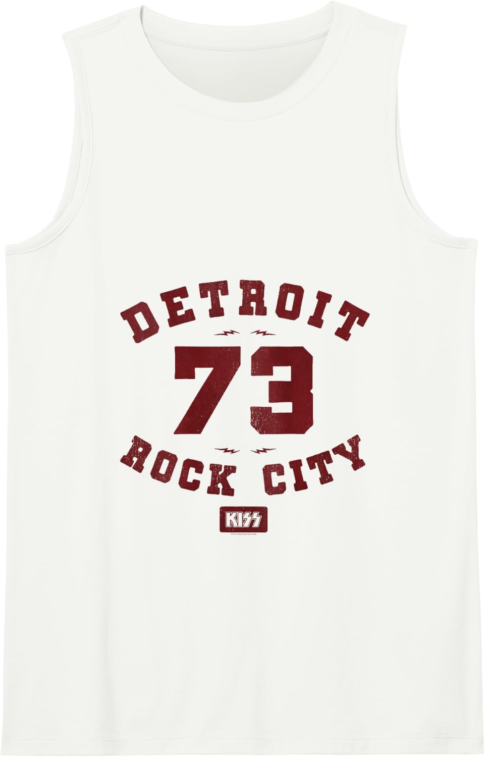 KISS - Detroit Rock City 1973 Tank Top - White