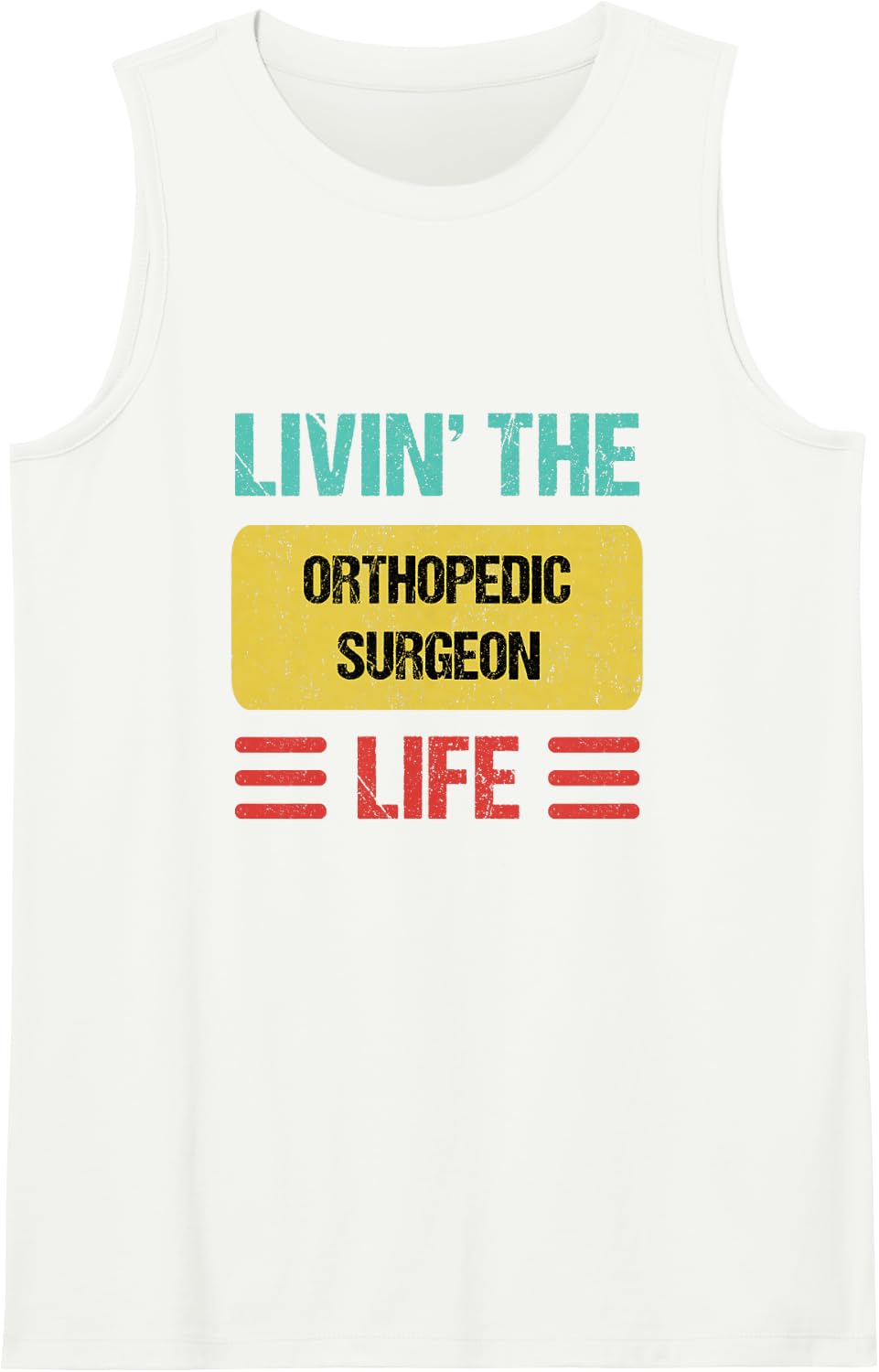 Orthopedic Surgeon Sleeveless Tank Top - White