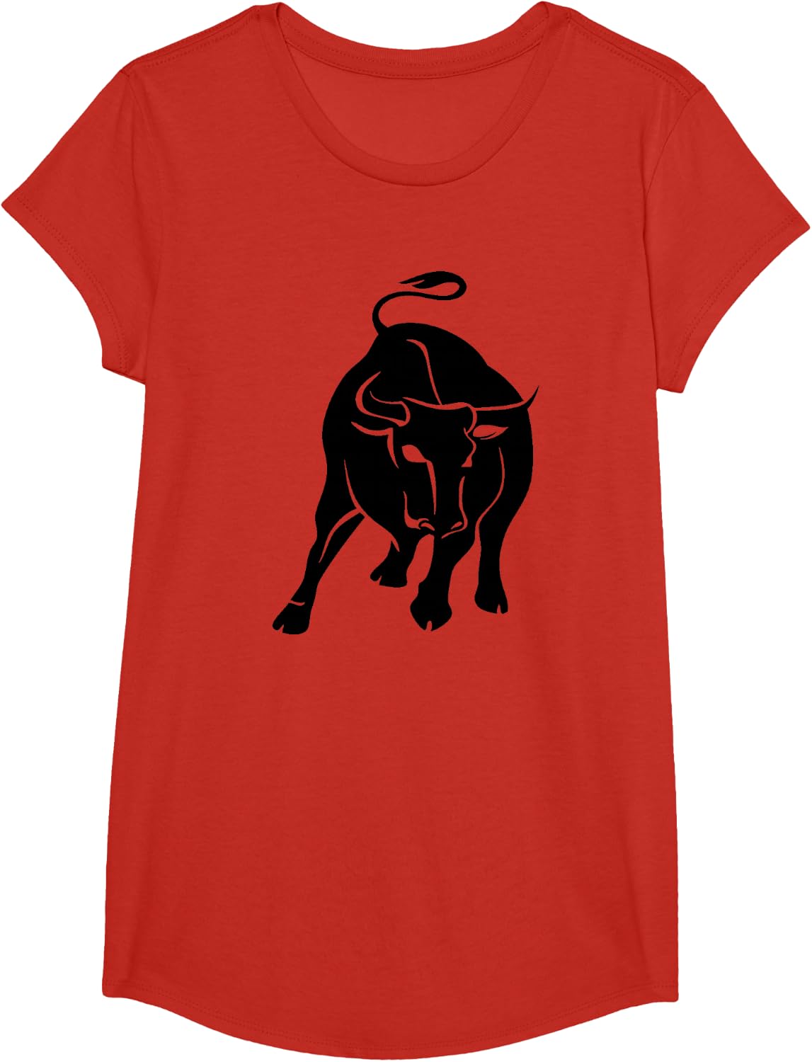 Spanish Bull | Proud Spaniard | Toro Español T-Shirt - Girls Red