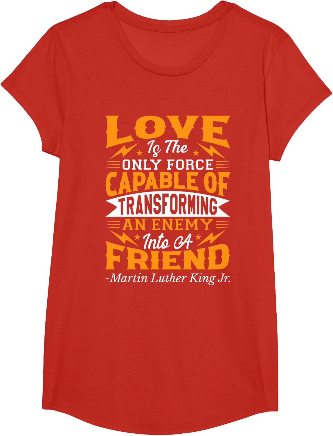 Martin Luther King Jr. T-Shirt - Girls Red