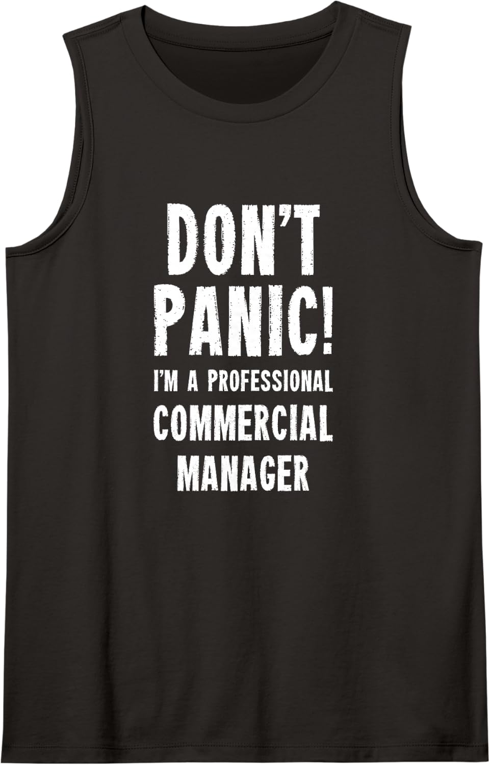 Commercial Manager Tank Top - Black