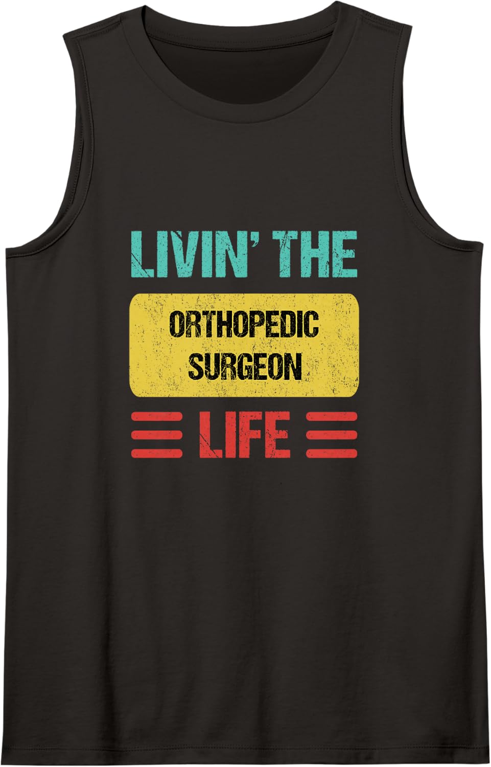 Orthopedic Surgeon Sleeveless Tank Top - Black