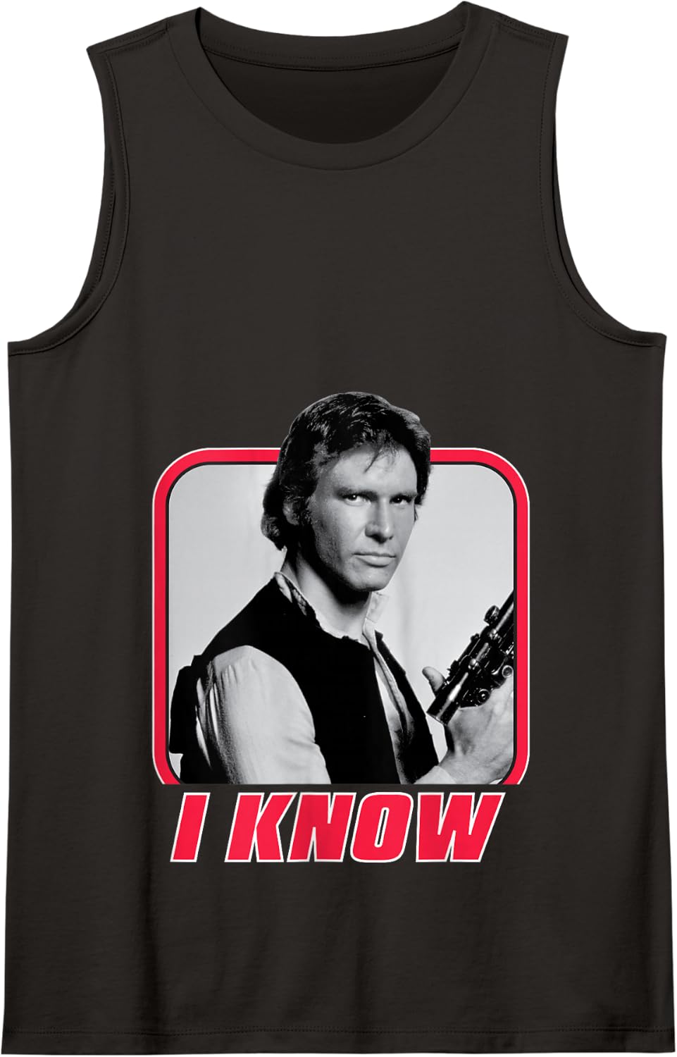 Star Wars Han Solo I Know Valentine's Day Tank Top - Black