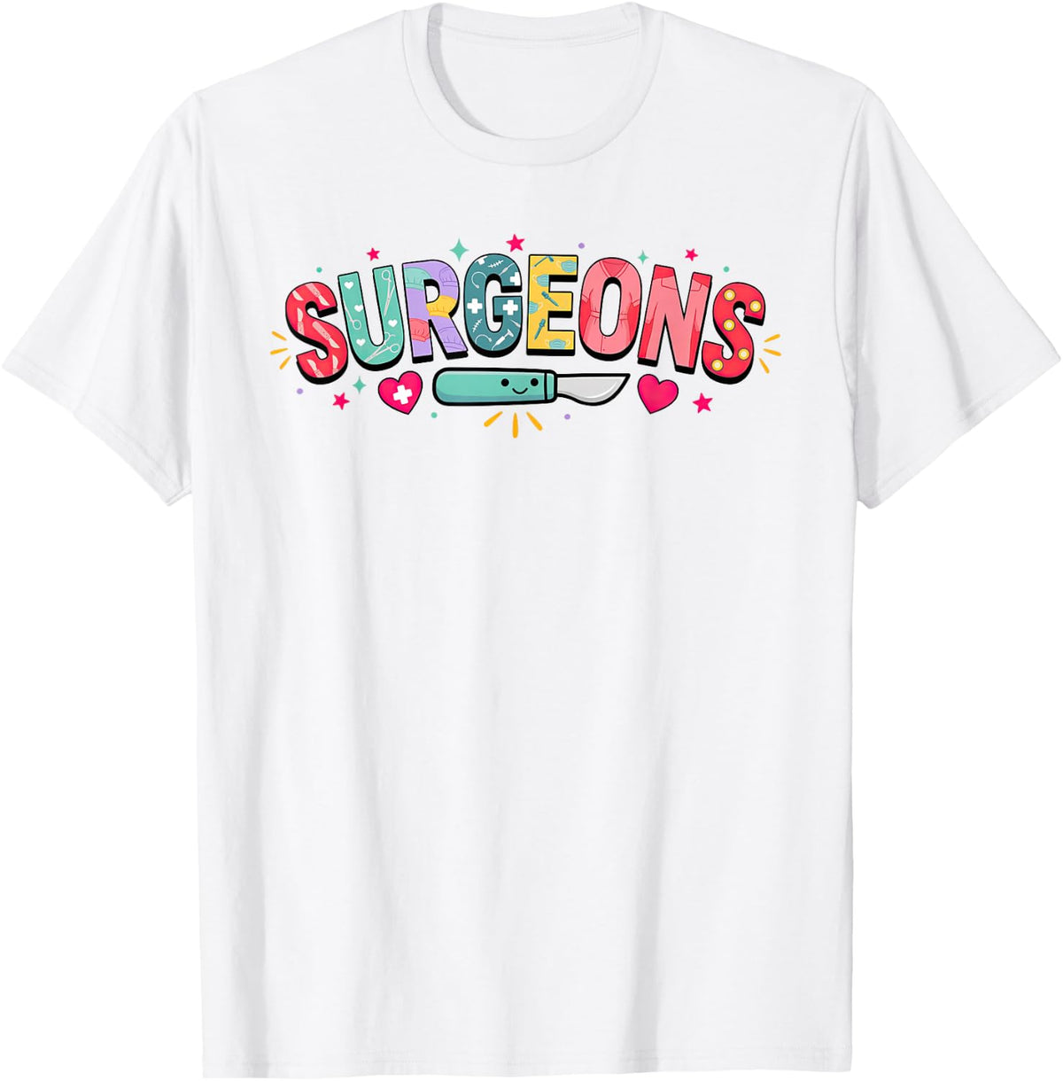 Surgeon General Female Surgery Surgeons T-Shirt - White