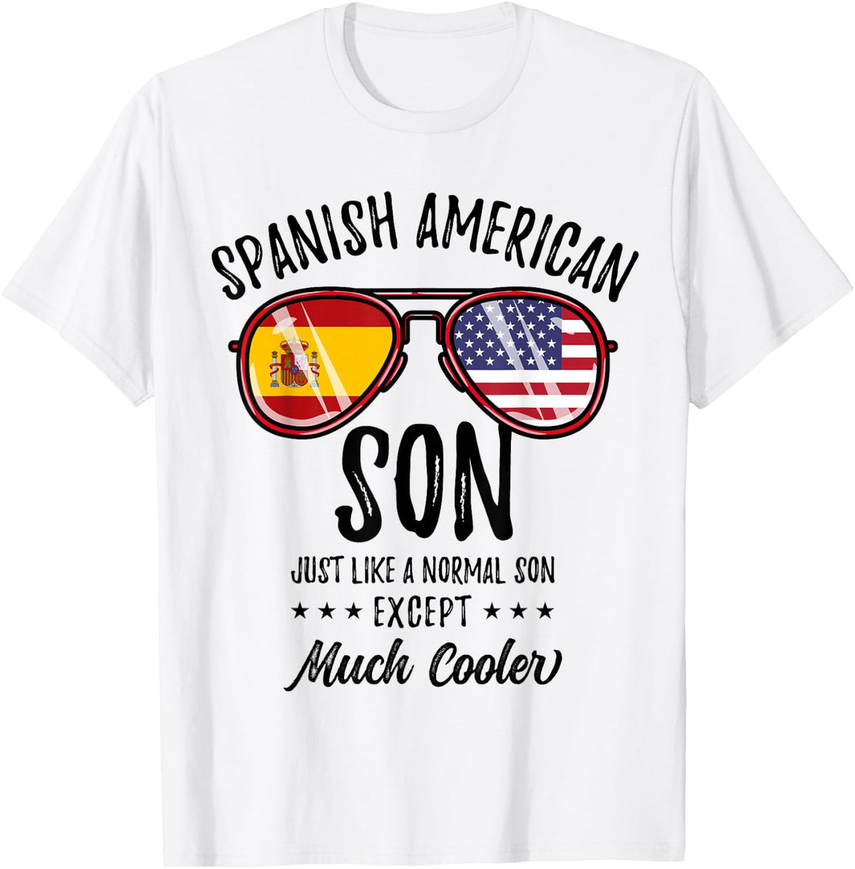 Spanish American Son Spanish Heritage T-Shirt - White