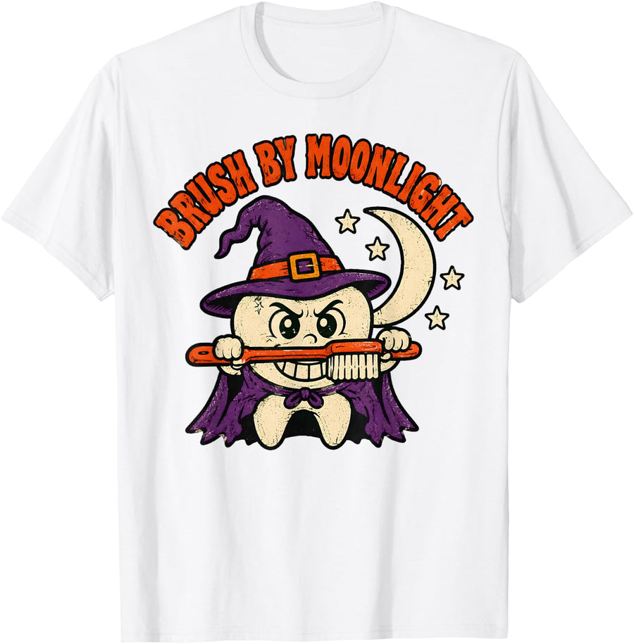 Dental Hygienist Witch T-Shirt - White