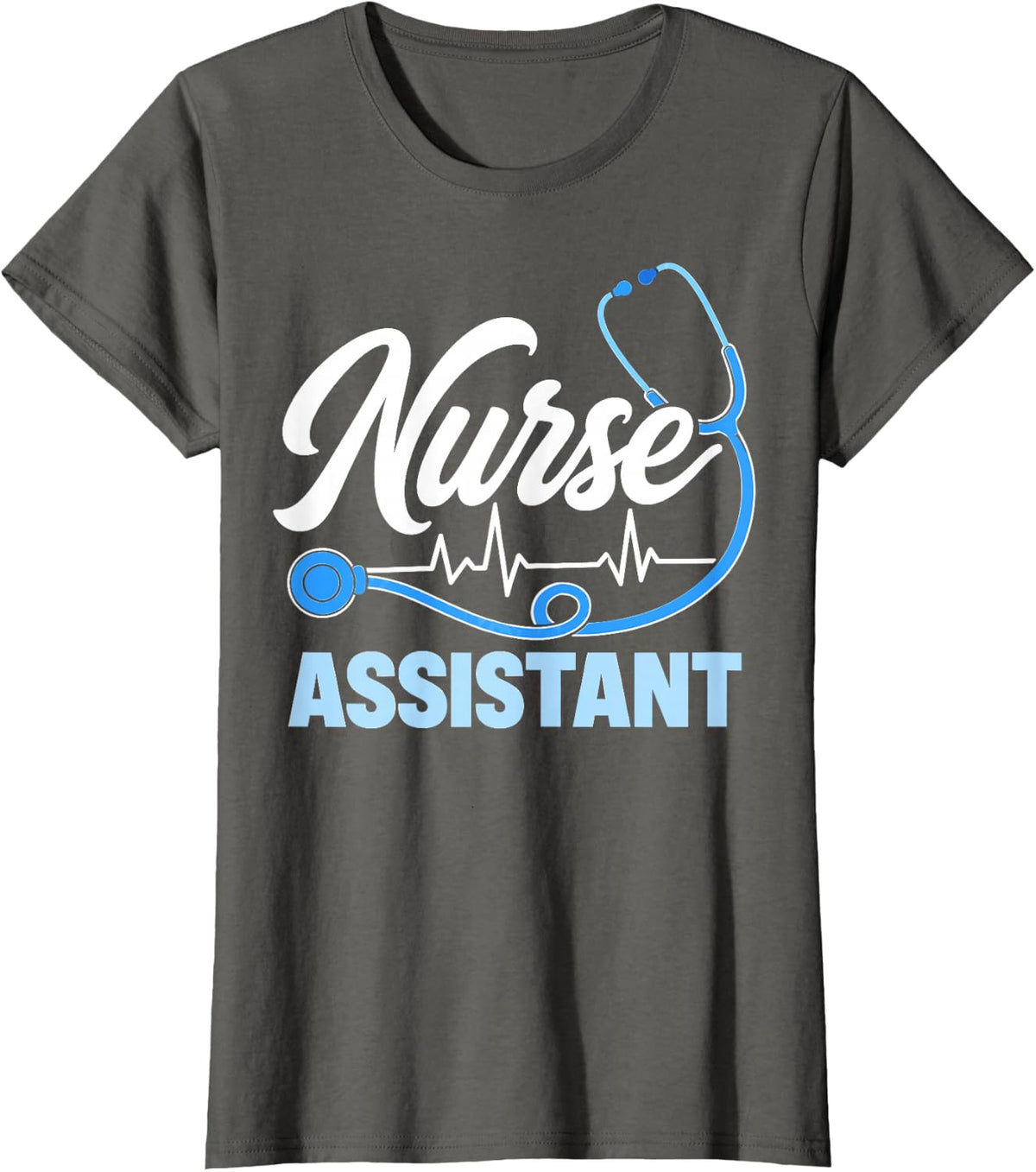 CNA Nurse Assistant Nursing Staff T-Shirt - Asphalt Grey