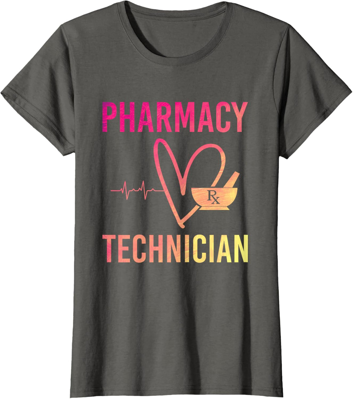 Pharmacy Technician Pharmacist T-Shirt - Asphalt Grey