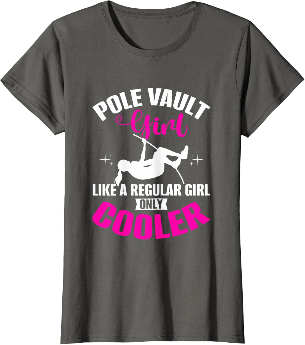 Pole Vaulter Pole Vaulting Pole Vault T-Shirt - Asphalt Grey