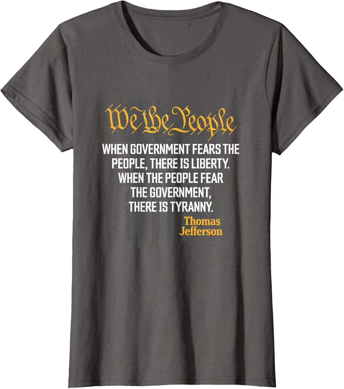 Quotes T-Shirt - Asphalt Grey