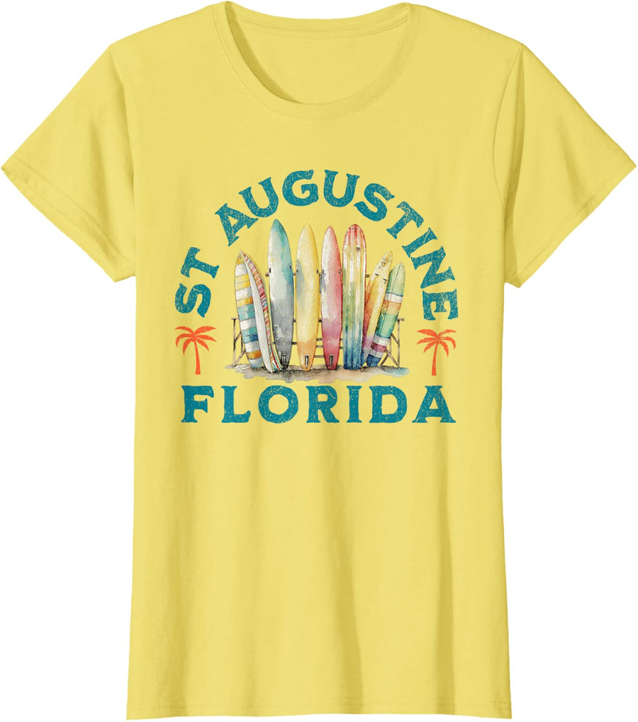 St Augustine T-Shirt - Lemon Yellow