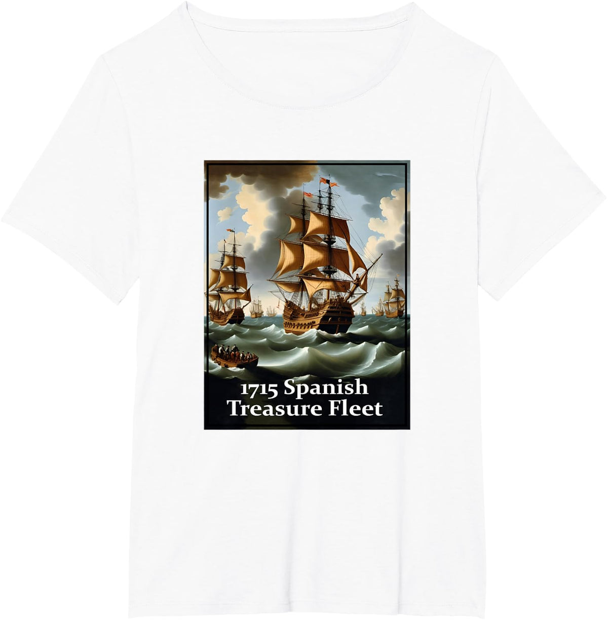 1715 Spanish Treasure Fleet T-Shirt - White