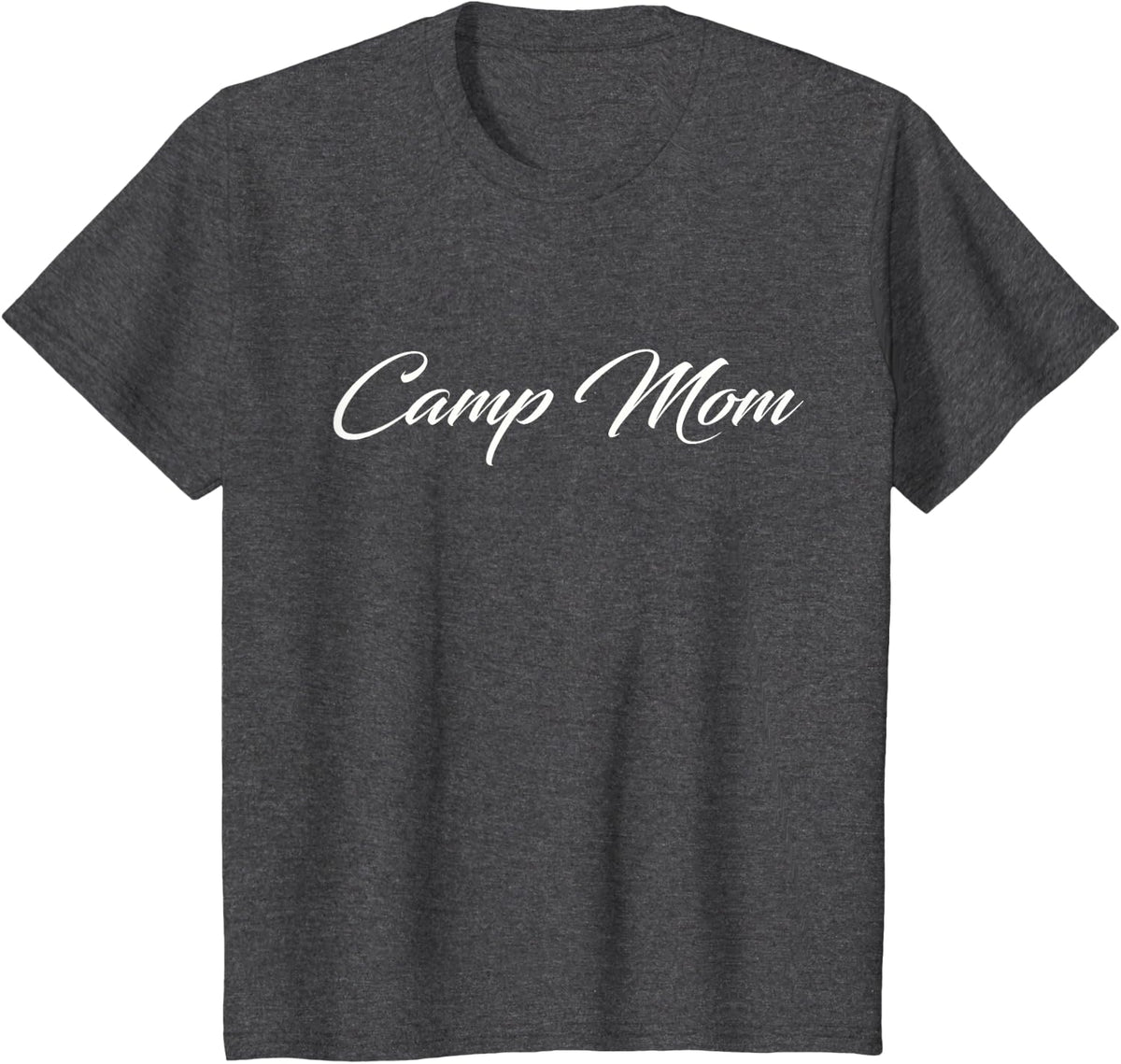 Camp Mom T-Shirt - Dark Heather Grey