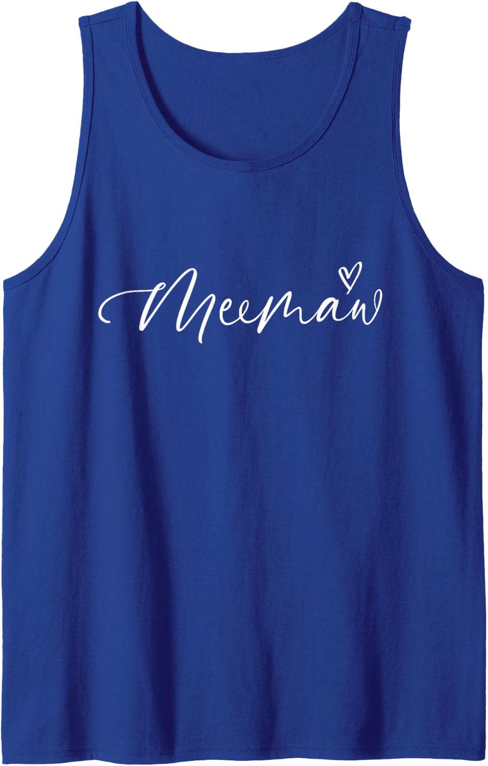 Grandma Grandmother Meemaw Sleeveless Tank Top - Royal Blue