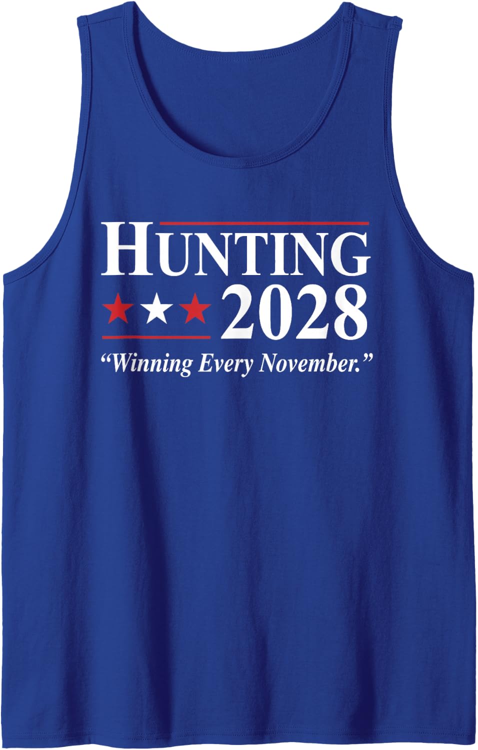 Deer Season Election Parody Hunting Dad Funny Design Tank Top - Royal Blue