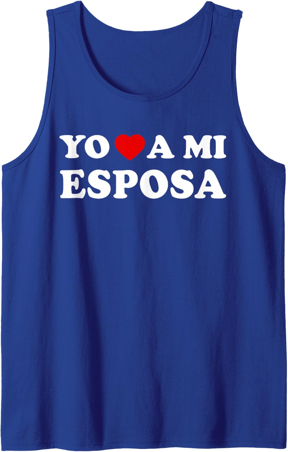 Yo Amo A Mi Esposa Spanish Wife Love Tank Top - Royal Blue