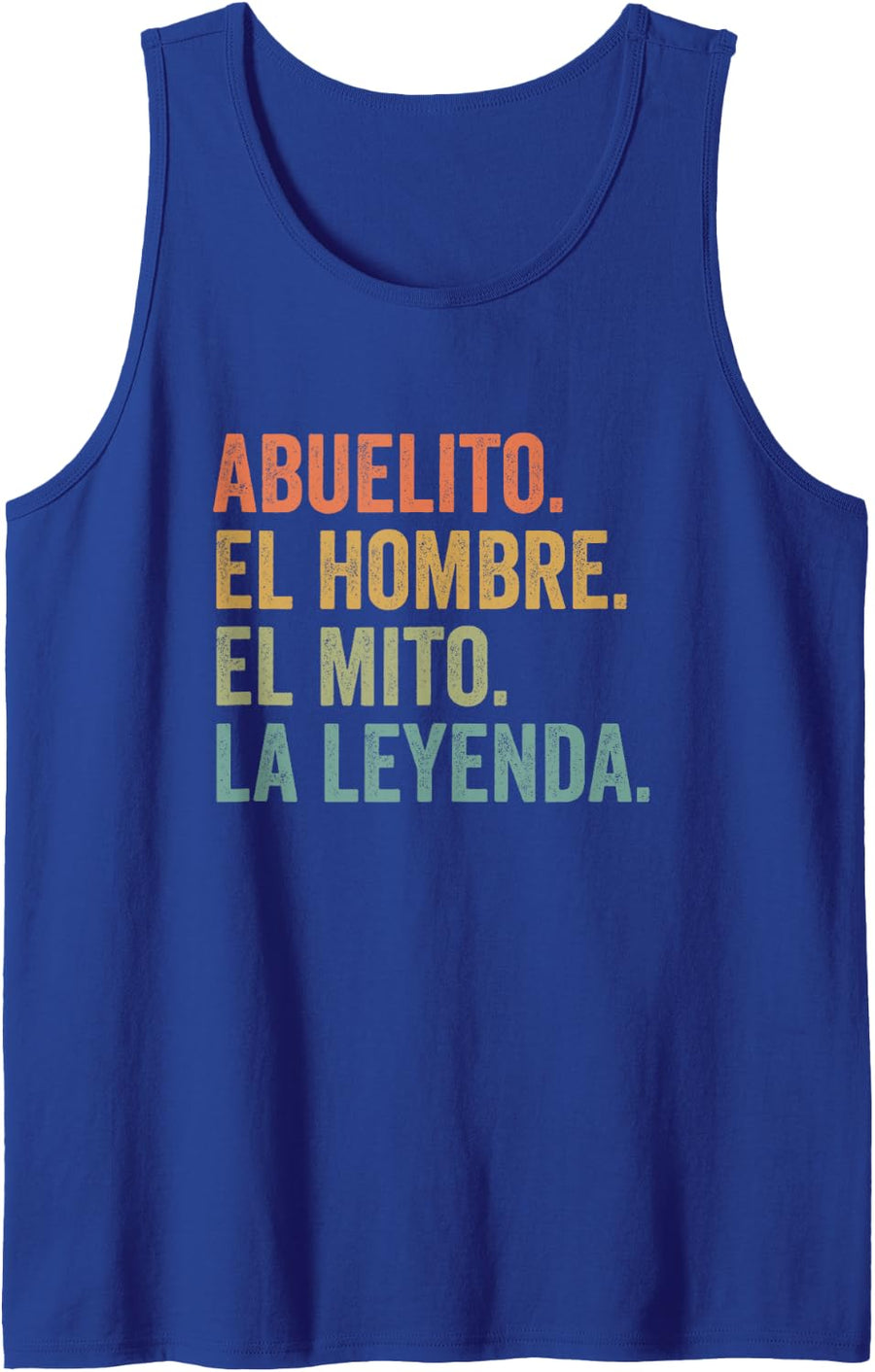 Mens Abuelito Spanish Grandfather Tank Top - Royal Blue