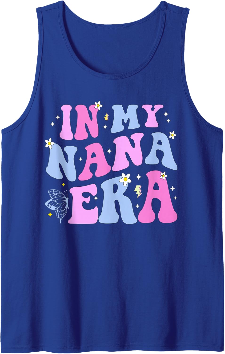 In My Nana Era Mother's Day Grandma Funny Tank Top - Royal Blue
