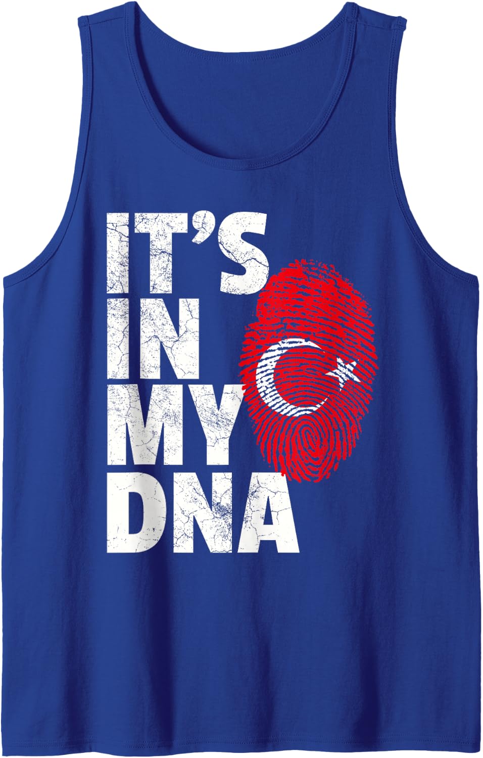 Turkish Turkey Flag Shirt Pride Country Home Nation Gift Tank Top - Royal Blue