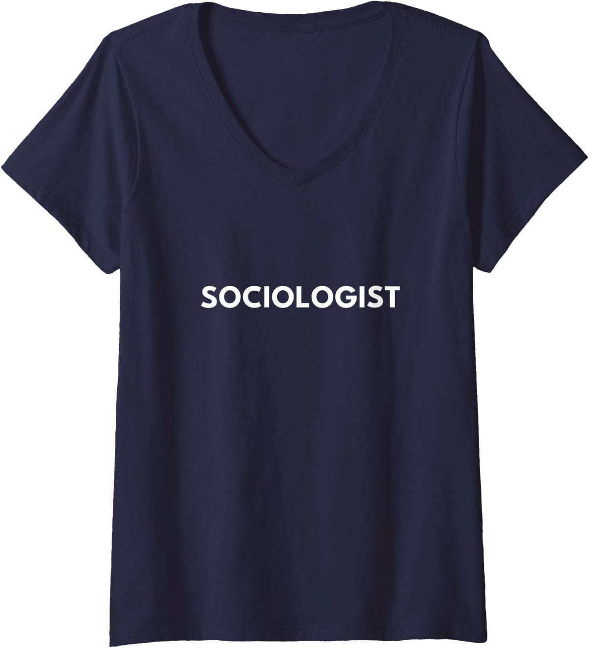 Women's Sociologist V-Neck T-Shirt - Navy Blue